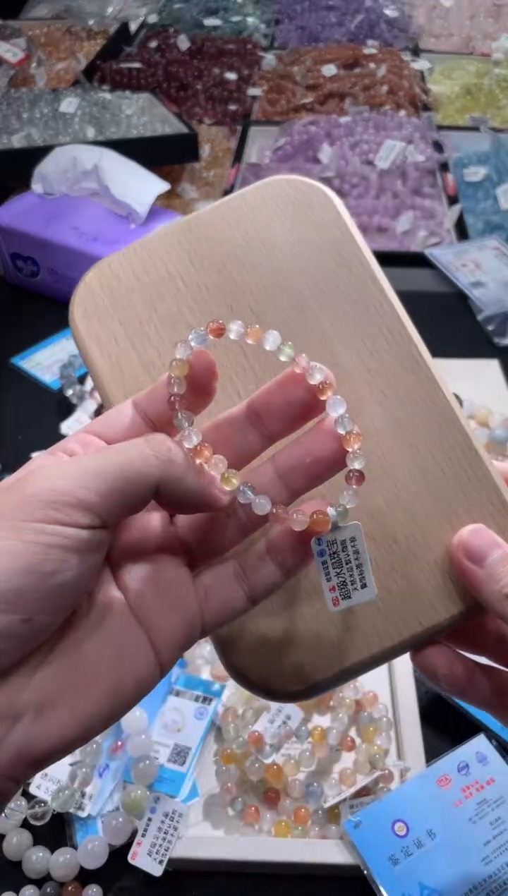 水晶手链未镶嵌450号 多样性发一6+