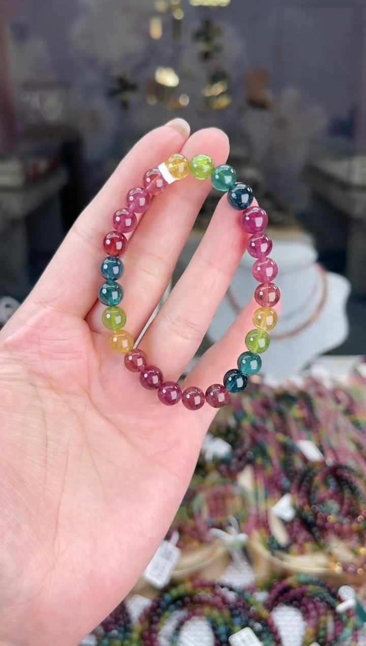 【闪购商品】碧玺/未镶嵌J7mm+碧玺单圈多样性发货