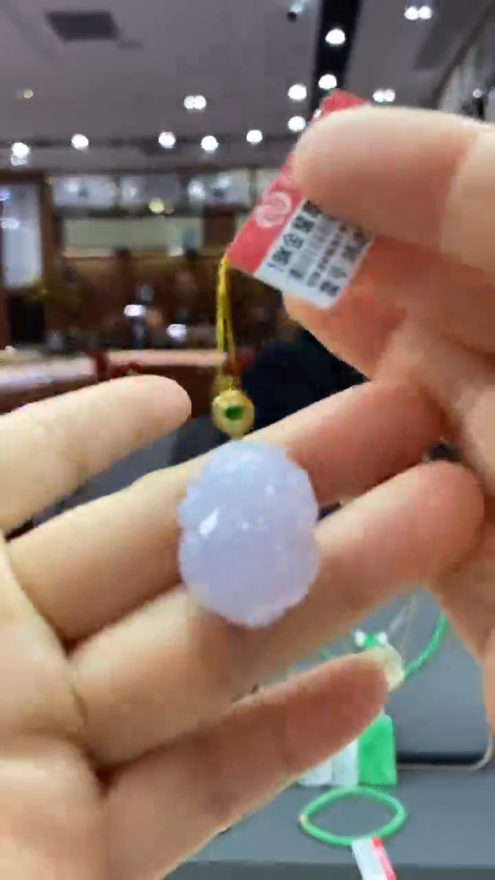 颈饰18K金镶嵌翡翠貔貅  166号