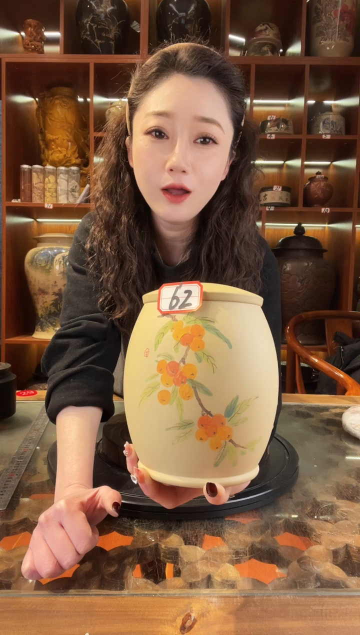 【闪购商品】缸云南建水紫陶白泥小茶罐@62