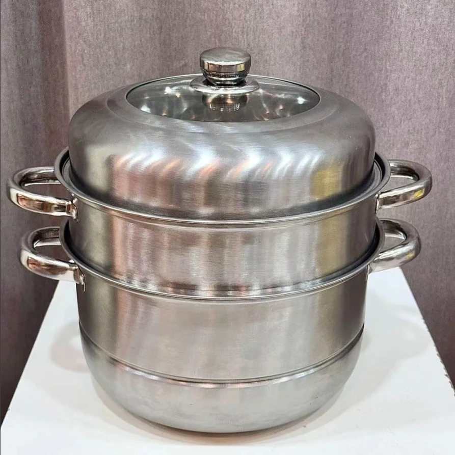 大容量三层蒸锅随机发2 FL