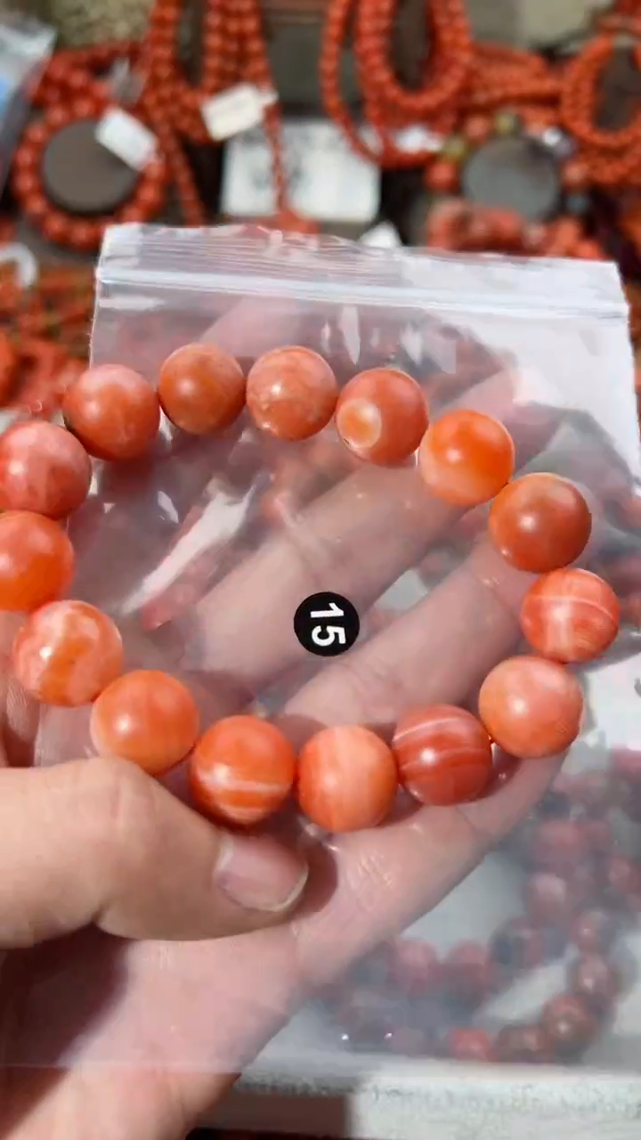 【闪购商品】南红玛瑙手串未镶嵌14