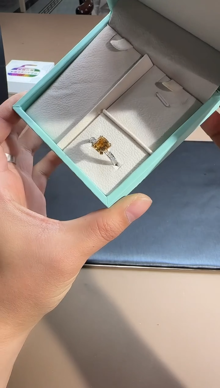 银S925镶嵌戒指水晶yf080戒指