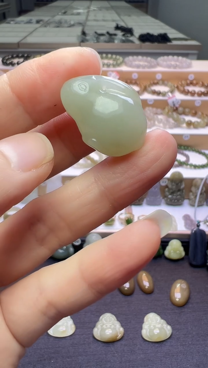 颈饰未镶嵌和田玉179号链接约卡25*19*11