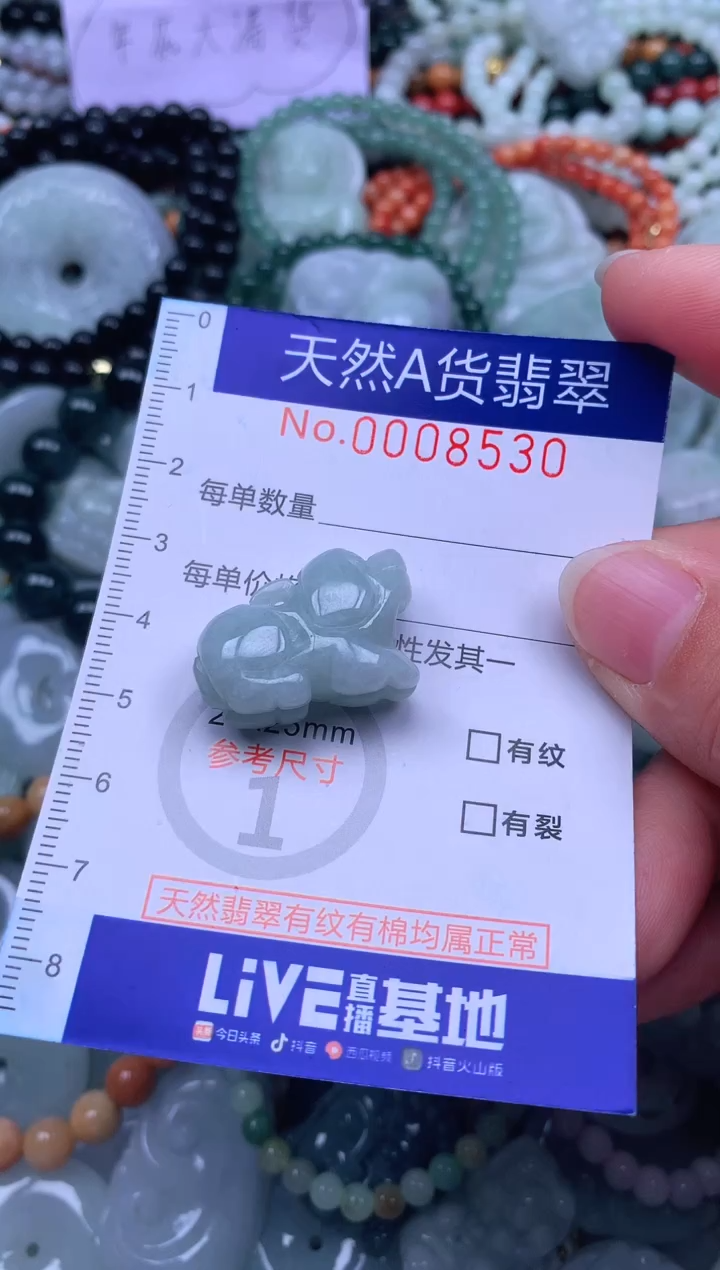 颈饰未镶嵌翡翠天然翡翠