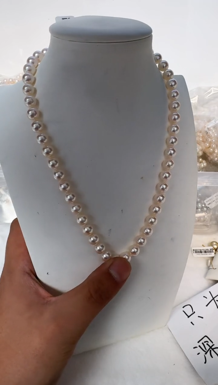 海水珍珠未镶嵌颈饰S307