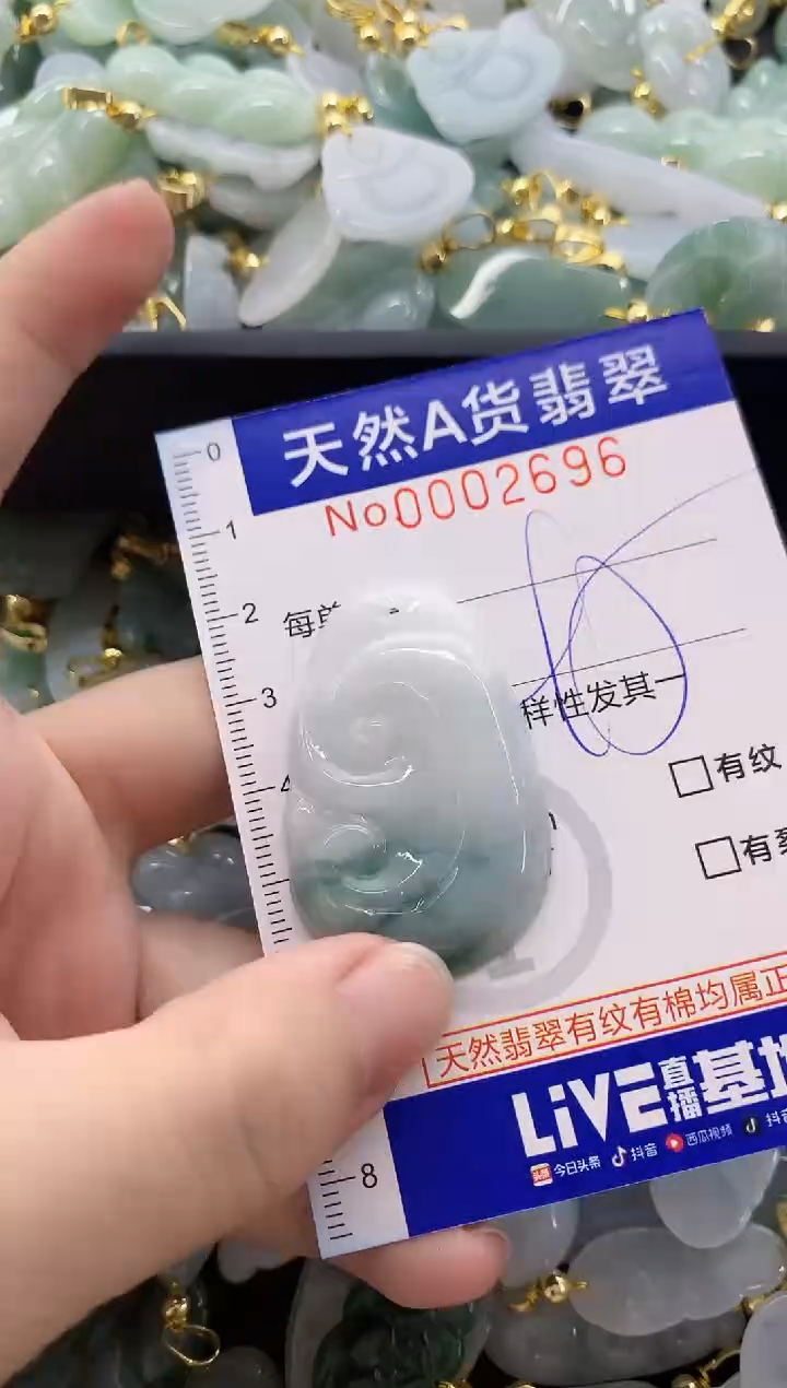 颈饰未镶嵌翡翠天然A货翡翠