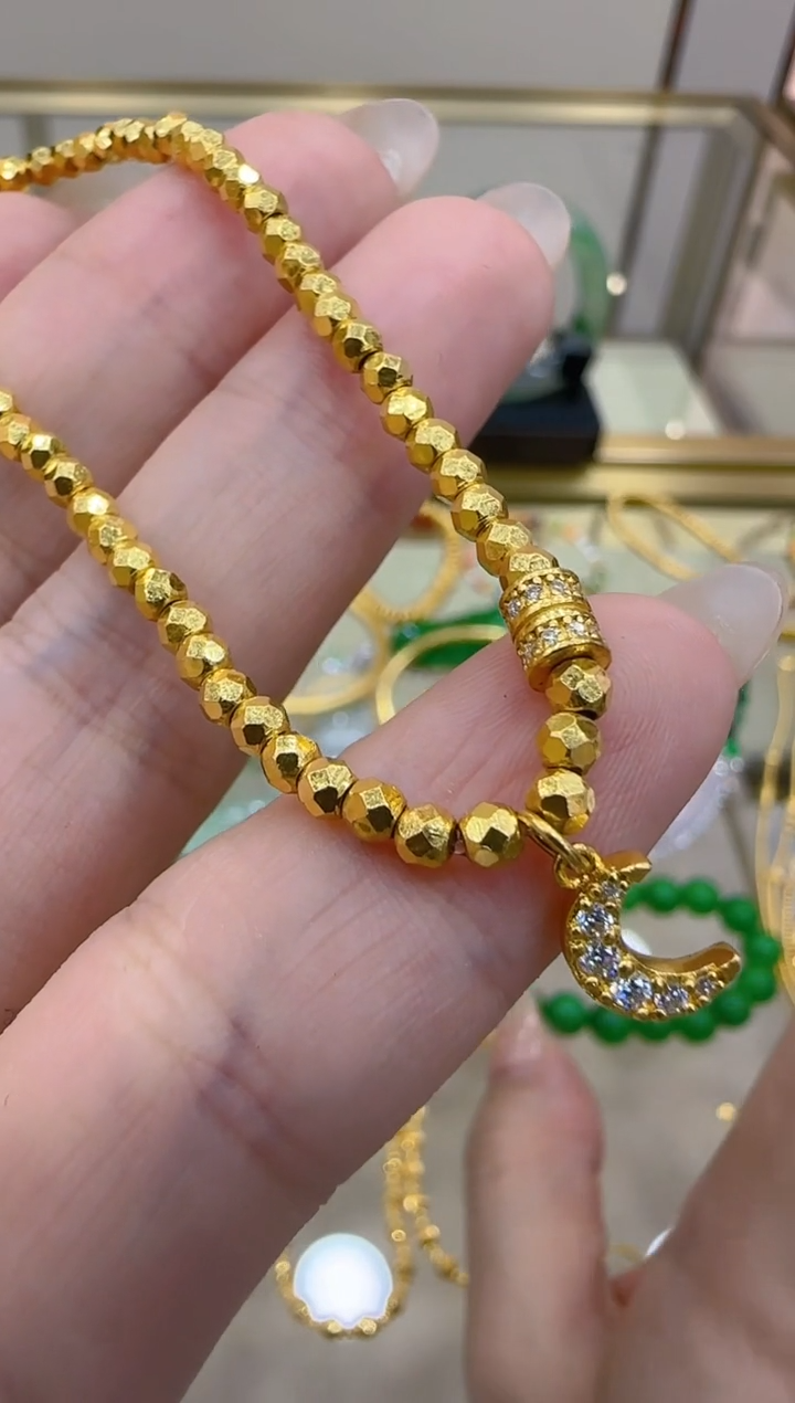 【闪购商品】定制足金手链团购多样性发一件