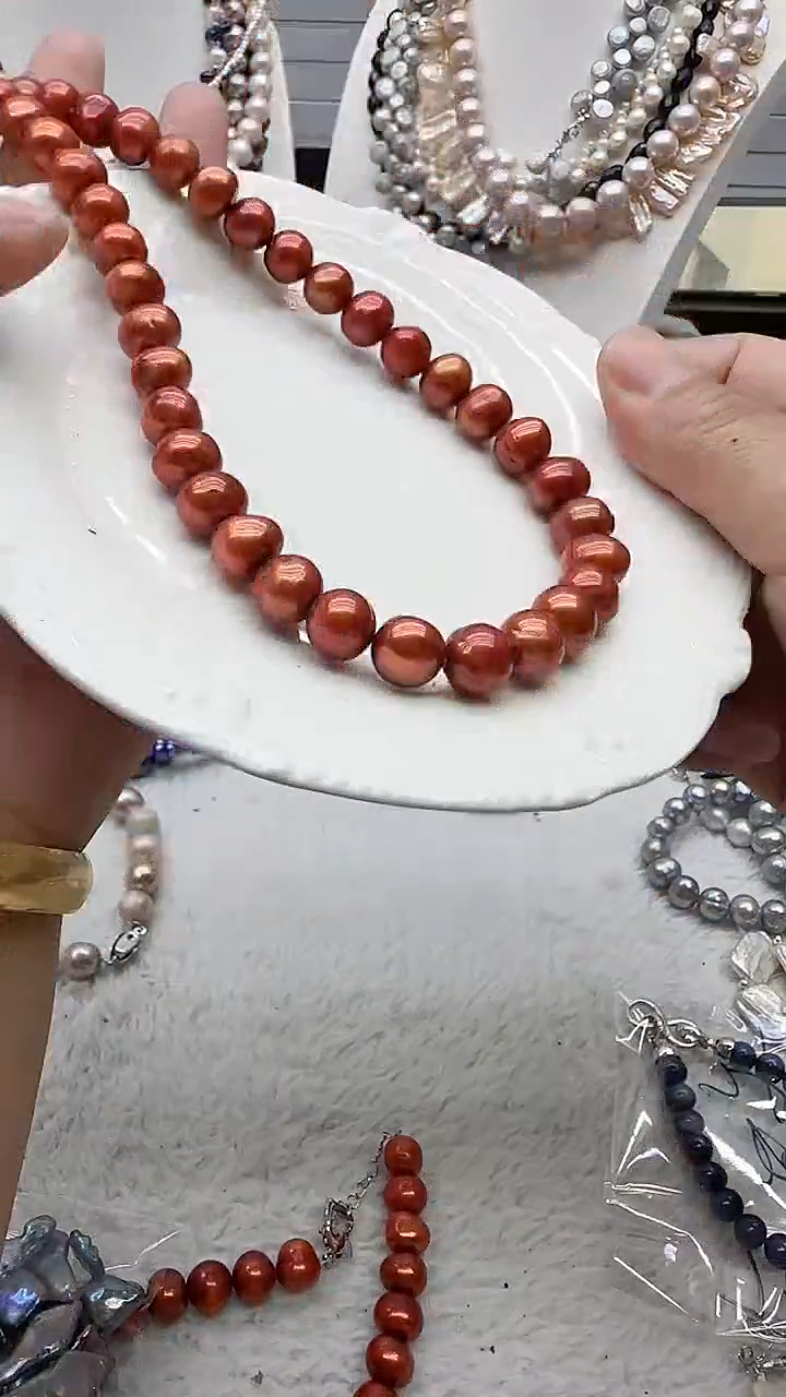 淡水珍珠未镶嵌套链95