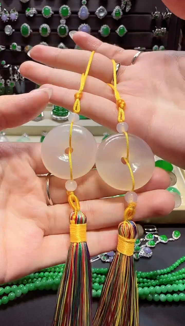 玛瑙/玉髓车挂未镶嵌一