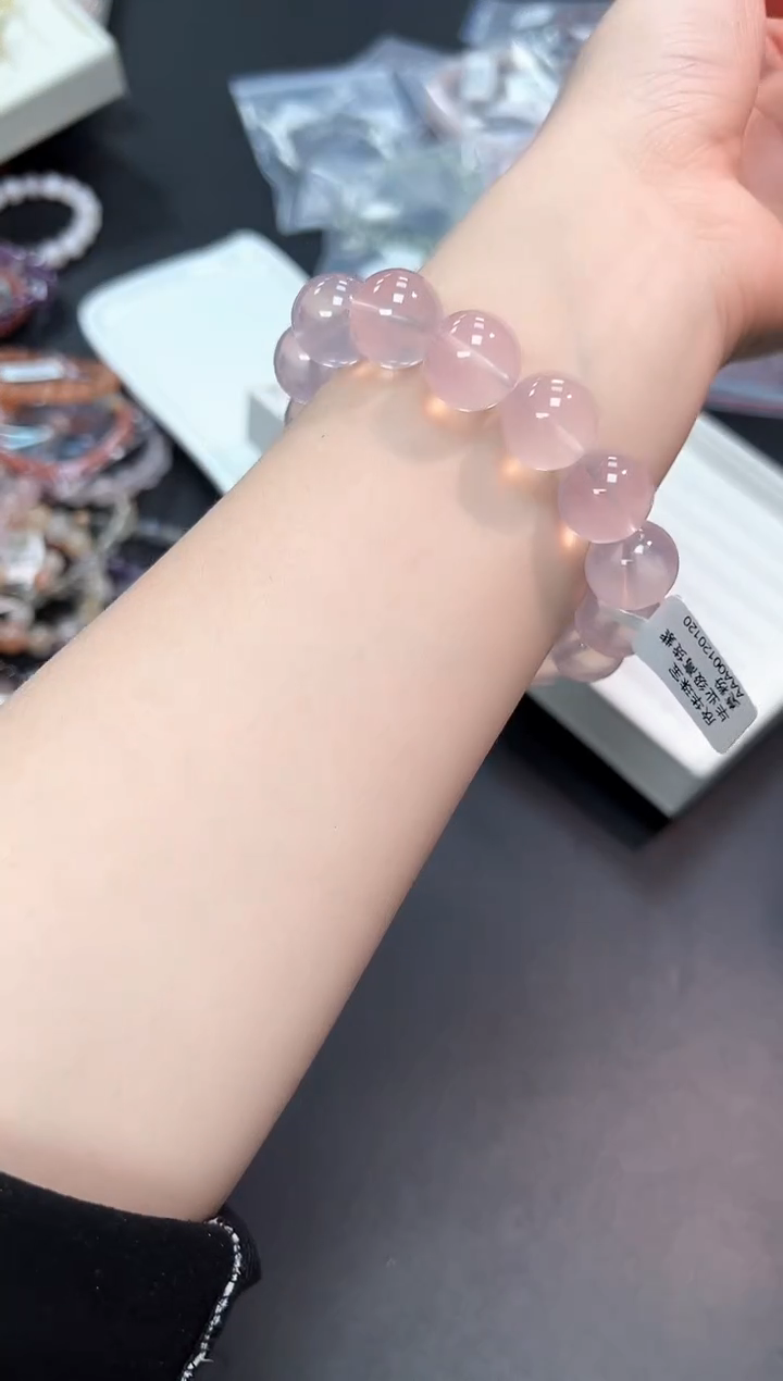 【闪购商品】水晶手串未镶嵌26X多样性发其一1条15mm默认微瑕