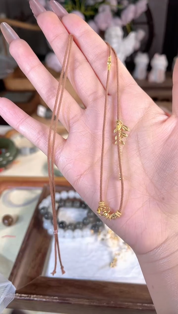 项链银S925镶嵌和田玉多样性发其一孤品默认微瑕