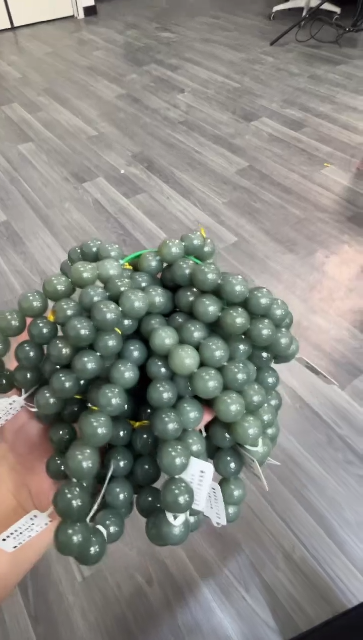 未镶嵌手链和田玉（糖玉）且末蓝卡14手串多样性拍一发一