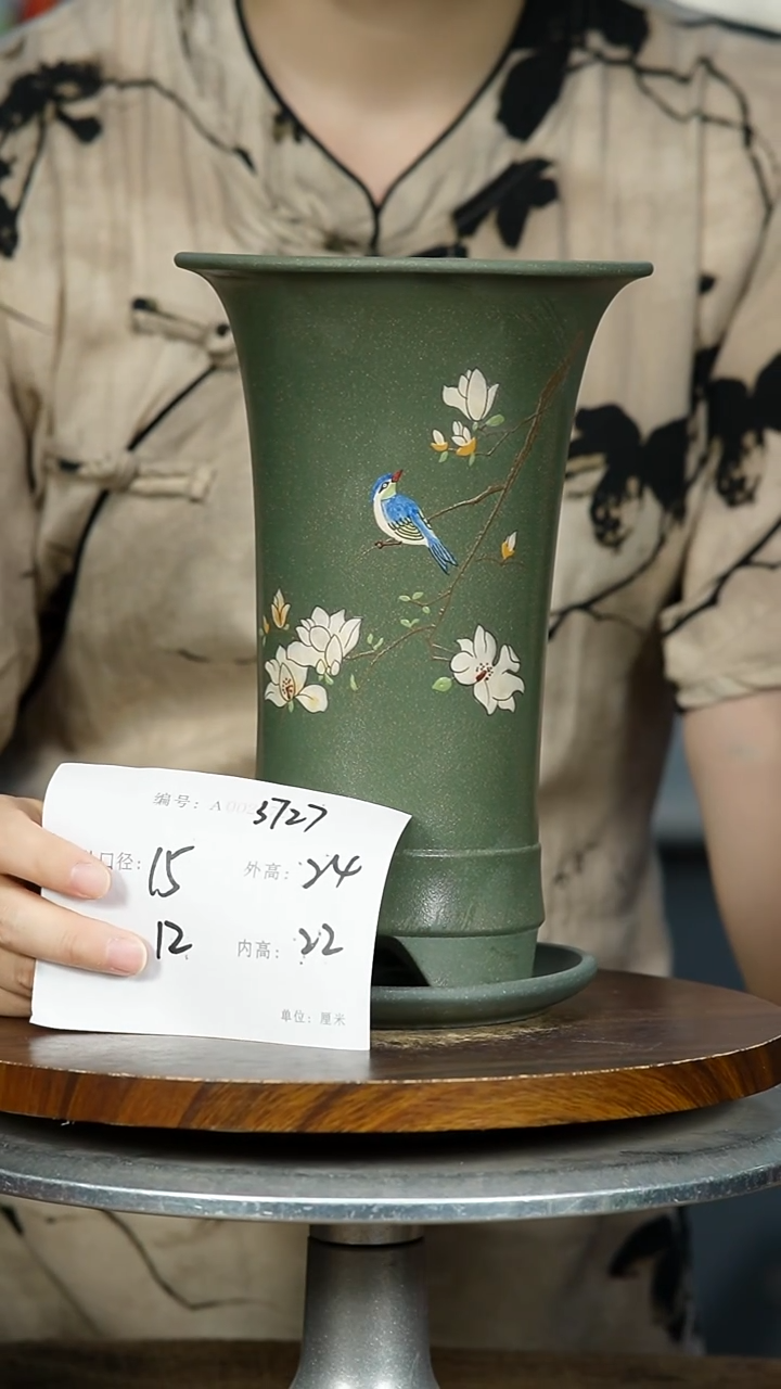 紫砂花盆3727+Z紫砂花盆紫砂