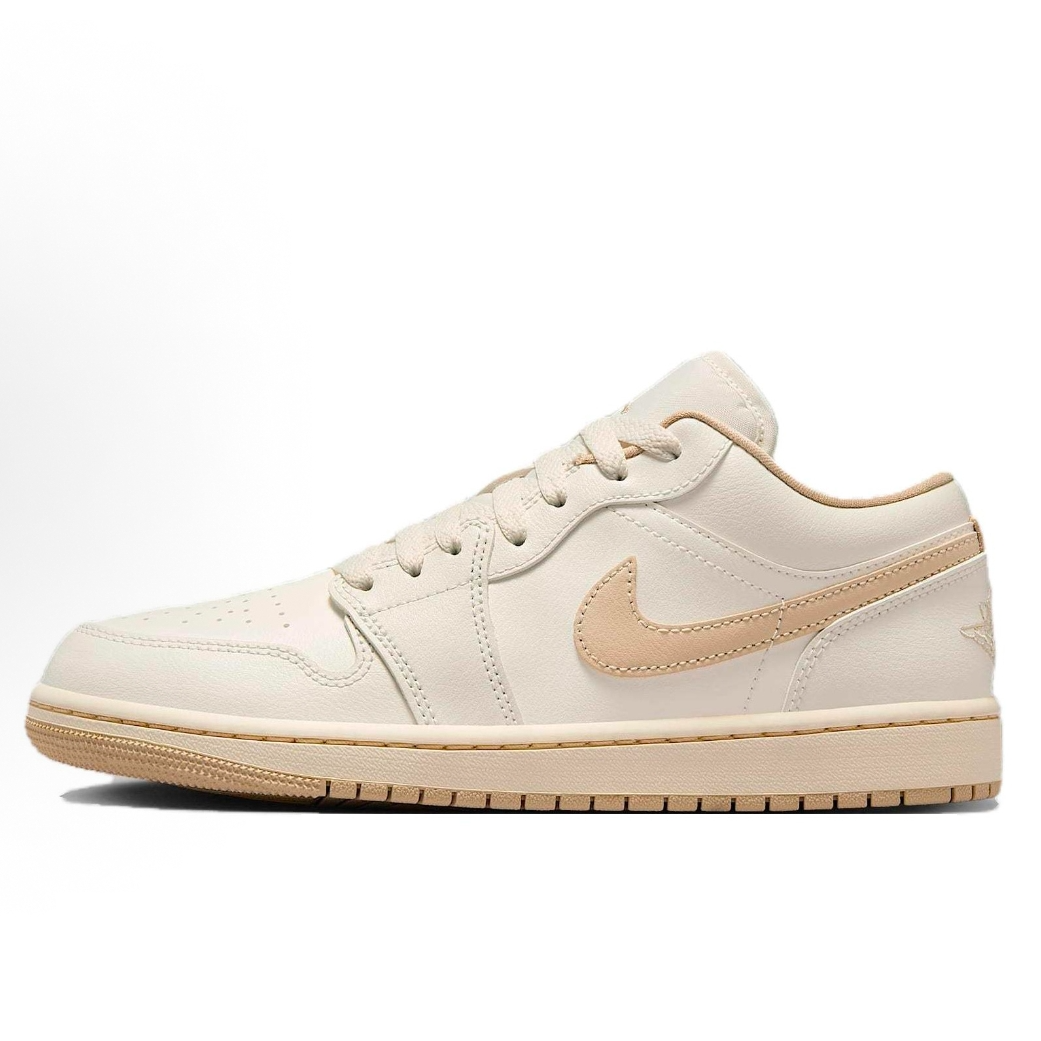 NIKE/耐克AirJordan 1女款米色潮鞋舒适百搭运动休闲鞋DC0774-112