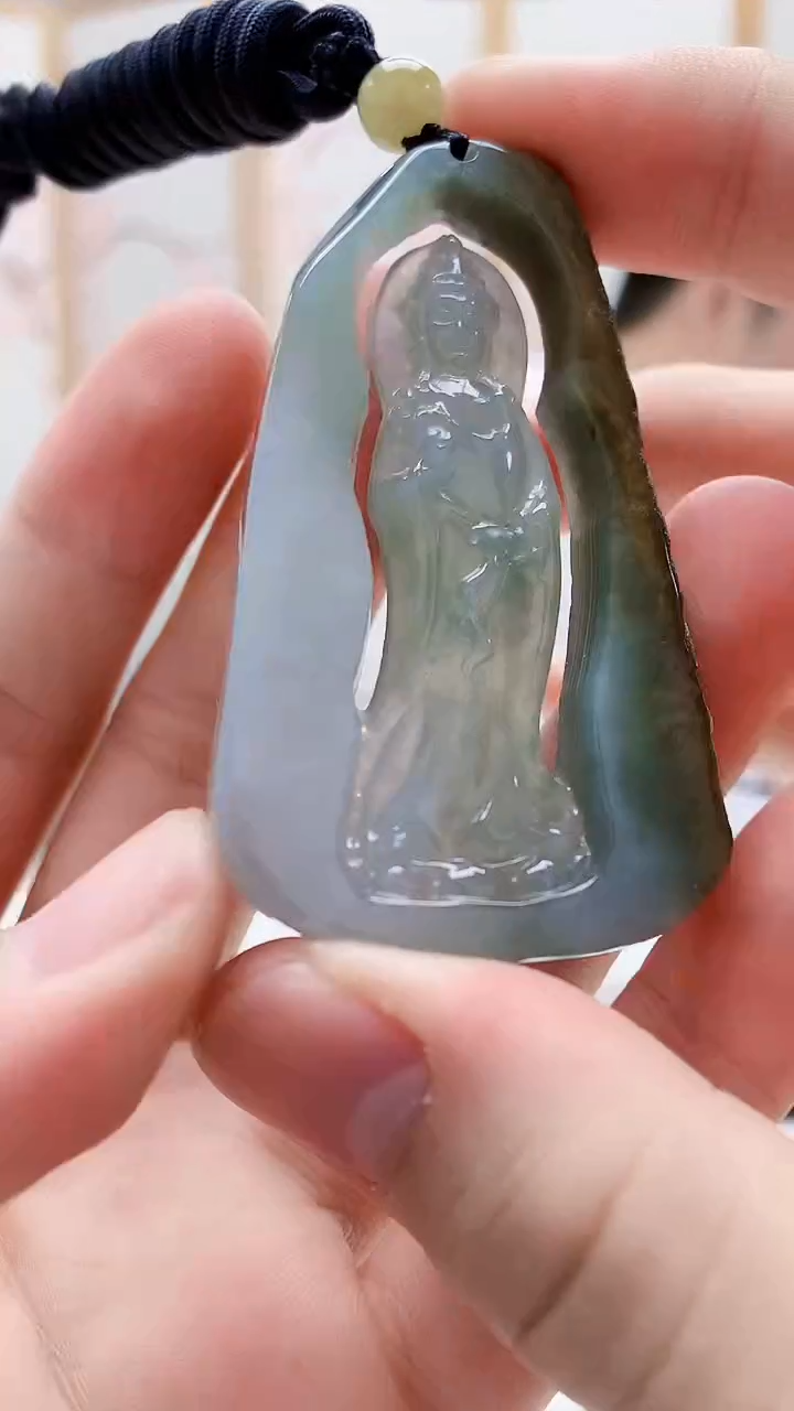 未镶嵌定制翡翠5028bb-毛货挂件28