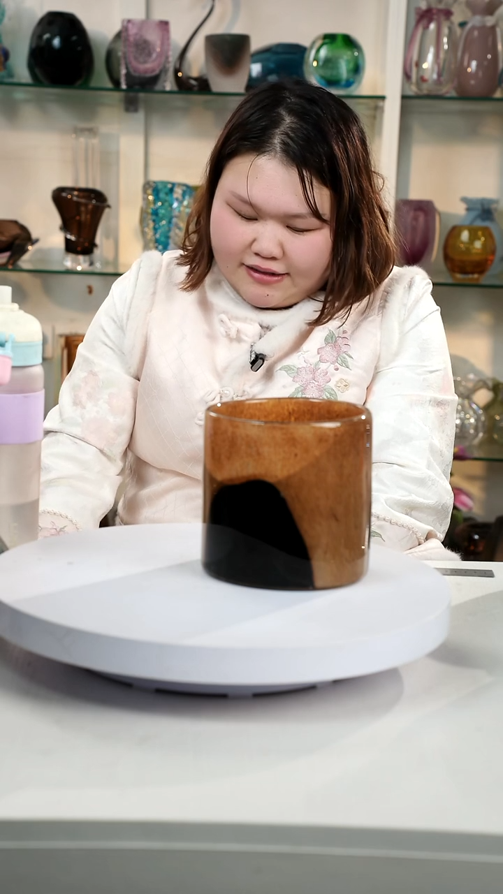 【闪购商品】琉璃【弘扬】高轻奢琉璃花器微瑕福利高15