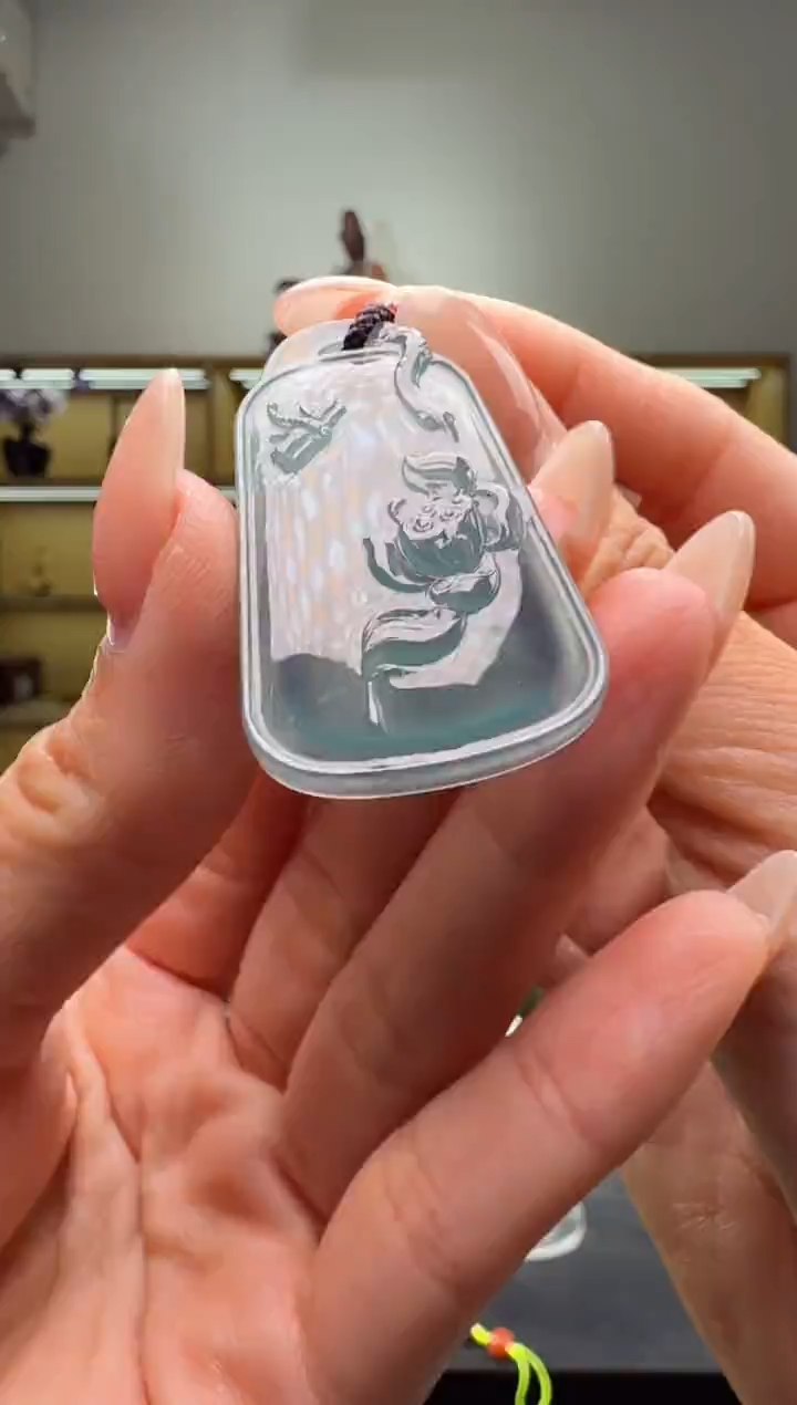 吊坠(不含链)未镶嵌翡翠花牌