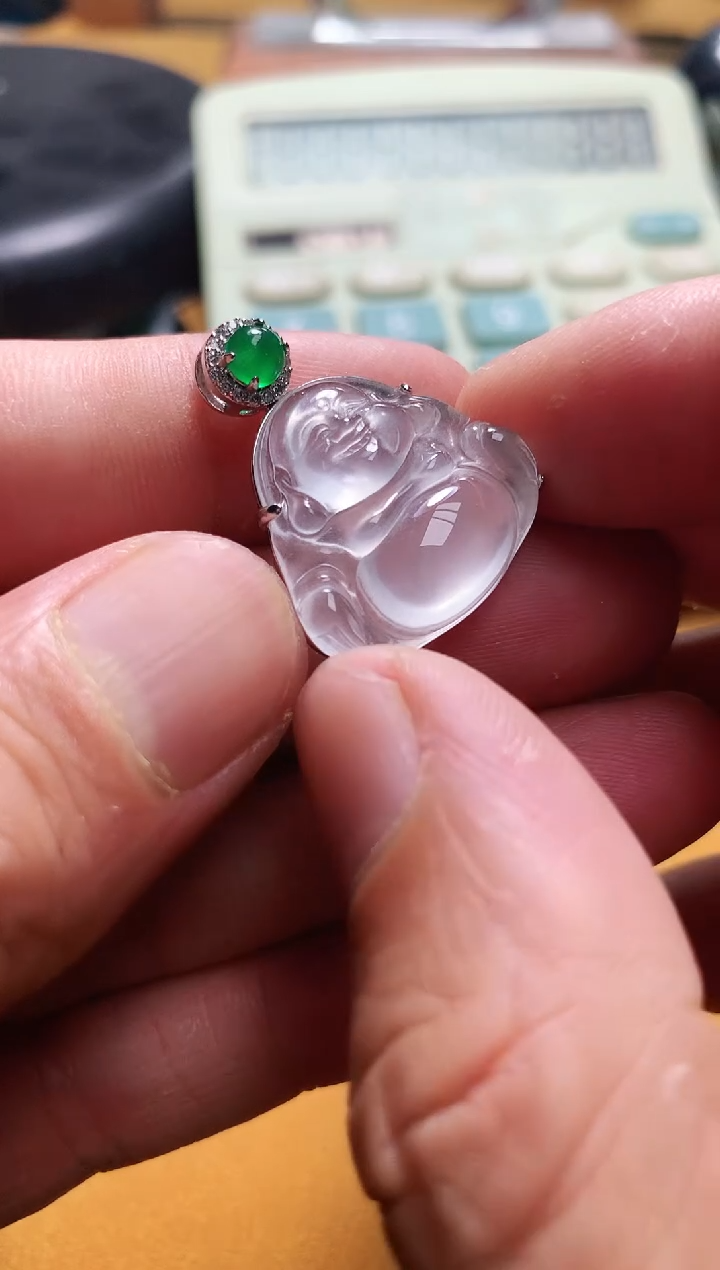 【闪购商品】石英质玉吊坠合金吊坠