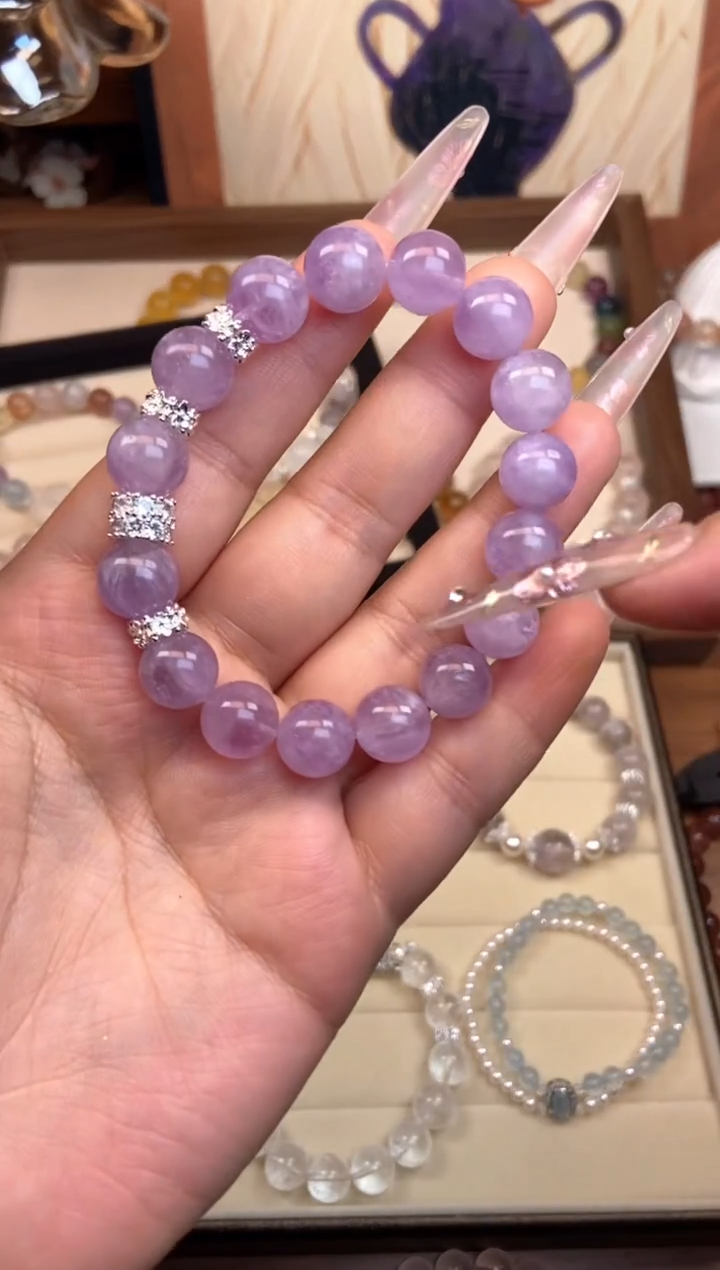 【闪购商品】水晶手链未镶嵌薰衣草