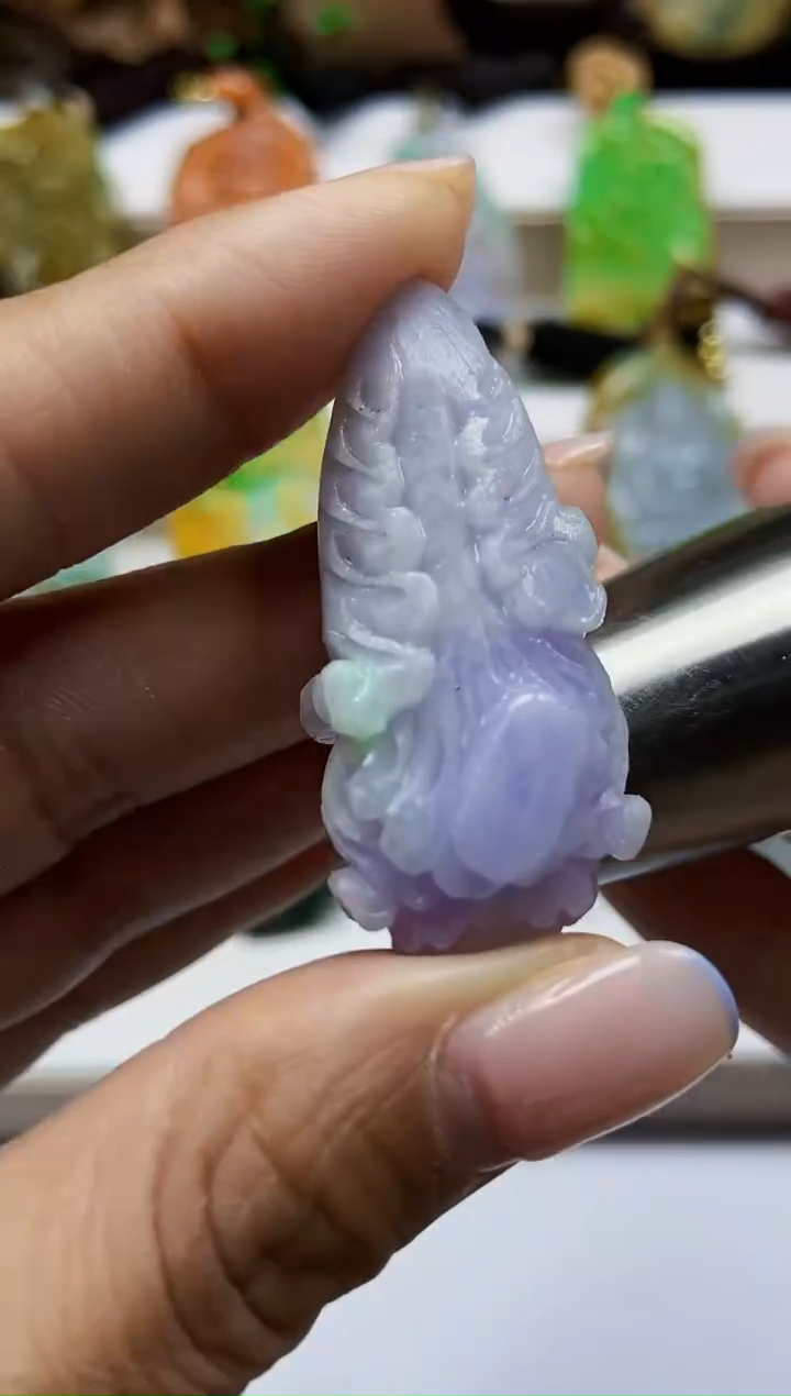 颈饰未镶嵌翡翠翡翠A货