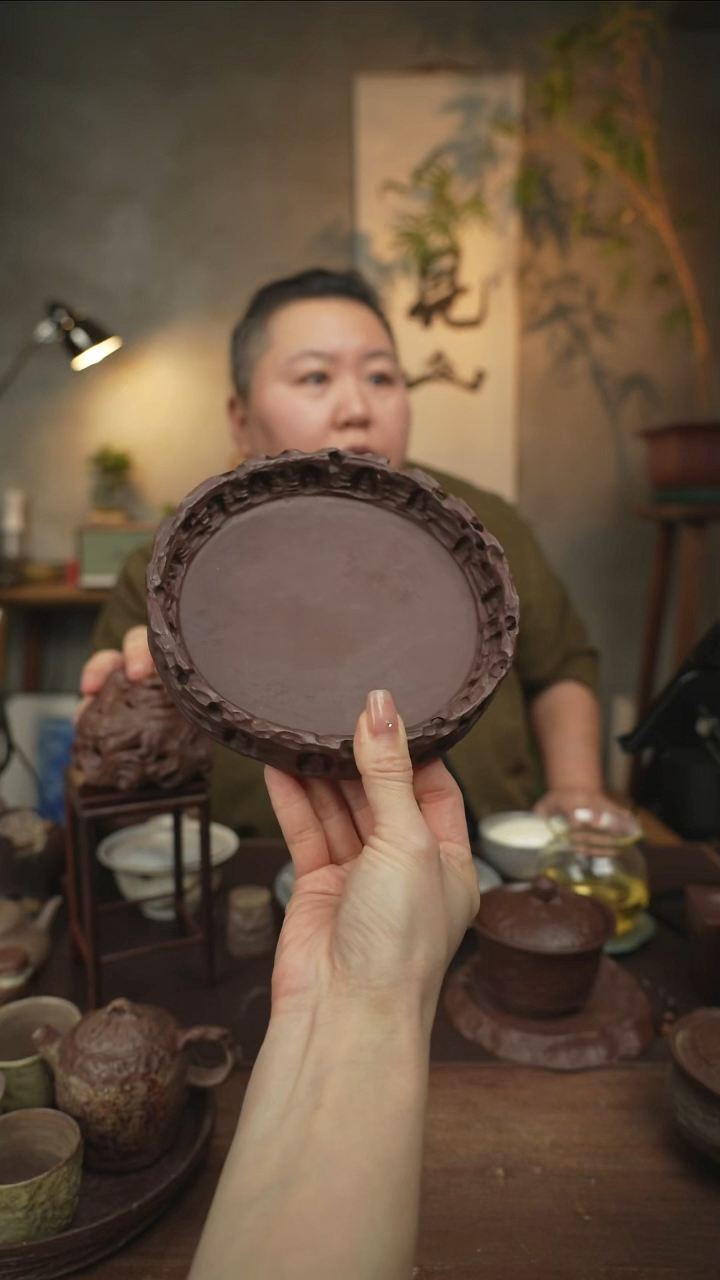 紫玉石万佛石窟壶承