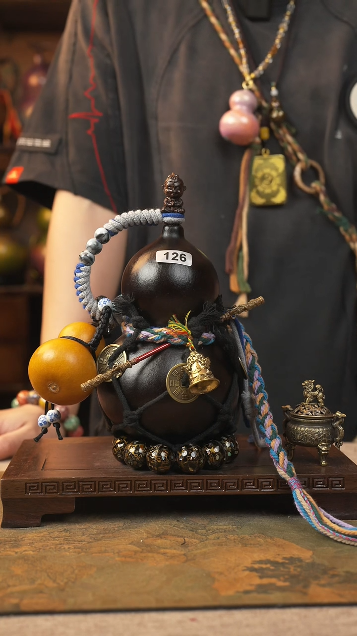 126大漆葫芦一物一拍记葫堂出品不带手串