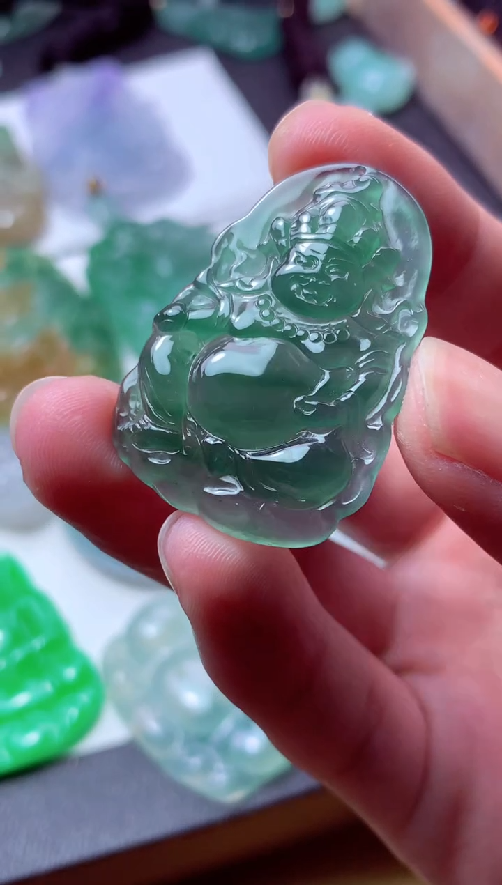 翡翠未镶嵌颈饰天然翡翠