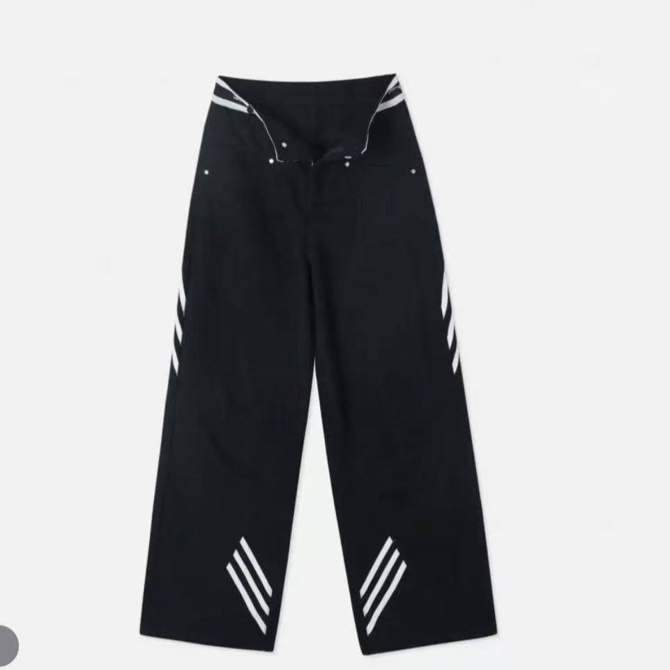 安安推荐【牛奶咖啡】气质高街时尚百搭休闲直筒裤HZW25C51254-CK