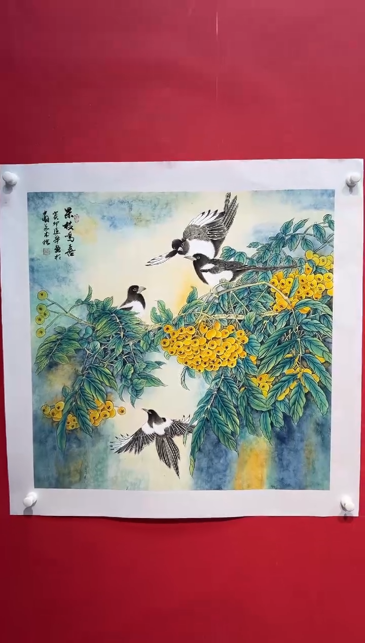 国画画家陆远华纯手绘原作