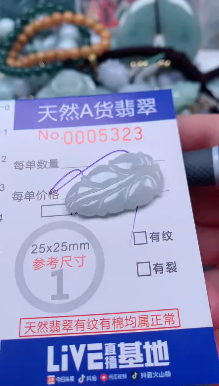 【闪购商品】翡翠颈饰未镶嵌00005323