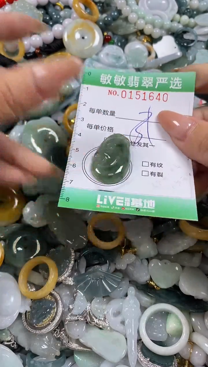 翡翠未镶嵌颈饰闪购0151640