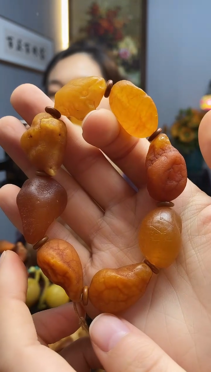 手链琥珀未镶嵌手串