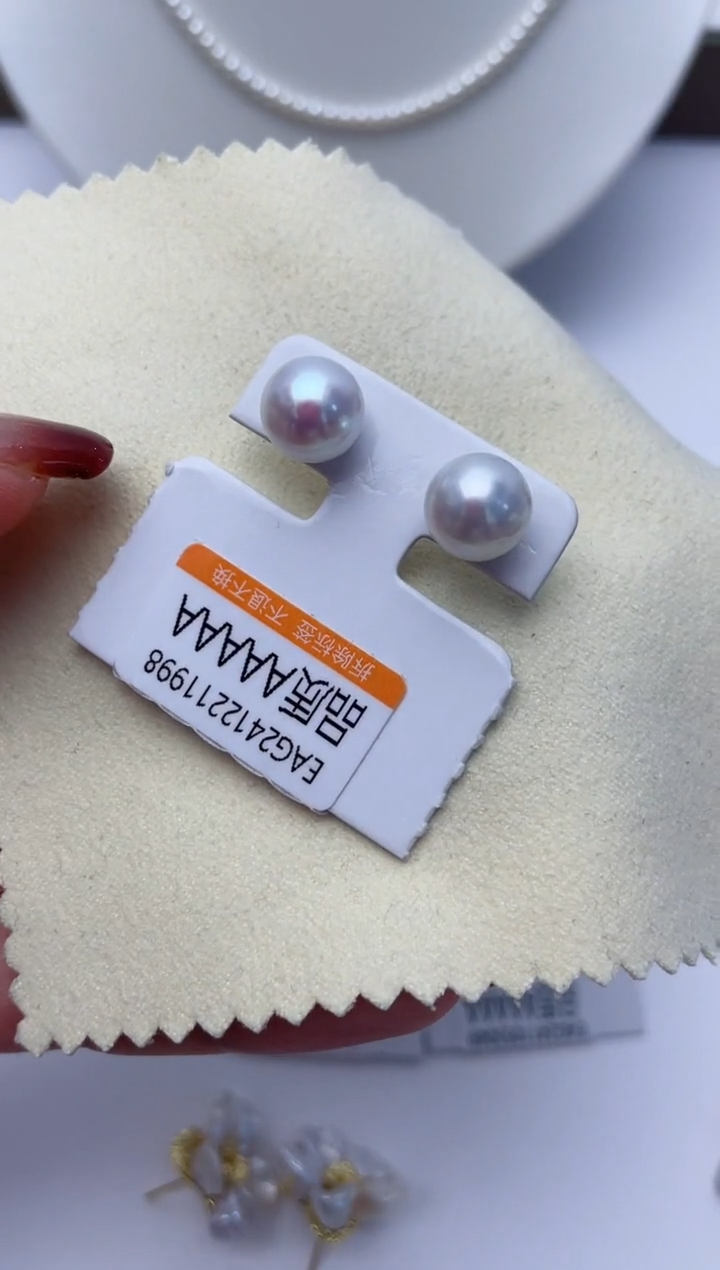 【闪购商品】淡水珍珠耳饰银S925镶嵌W21