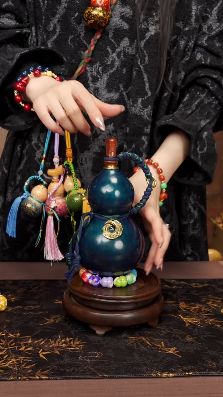 670--高端工艺大漆酒葫芦--258