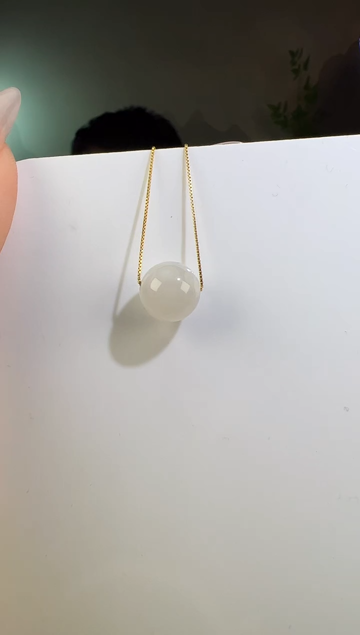 【闪购商品】和田玉颈饰银S925镶嵌单株吊坠p