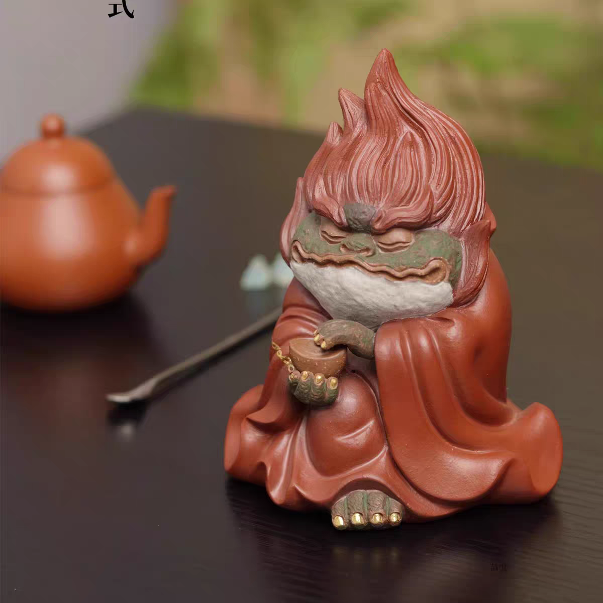 可养招财心生万财蟾仙高端手工茶玩