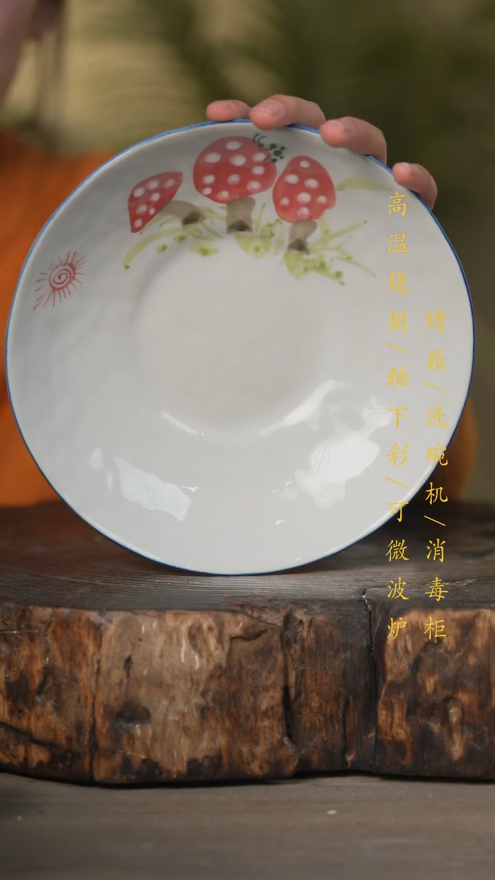 【闪购商品】瓷片景德镇高温釉下彩可微波烤箱洗碗机