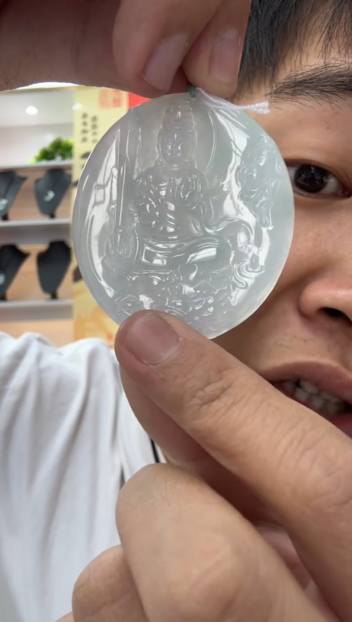 【闪购商品】翡翠颈饰未镶嵌天然翡翠A货孤品一件