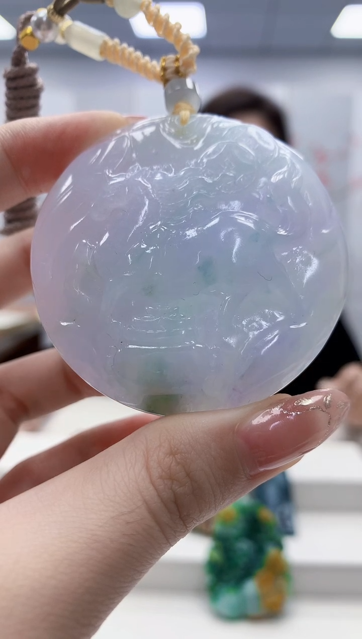 未镶嵌定制翡翠4829jw-毛货挂件85