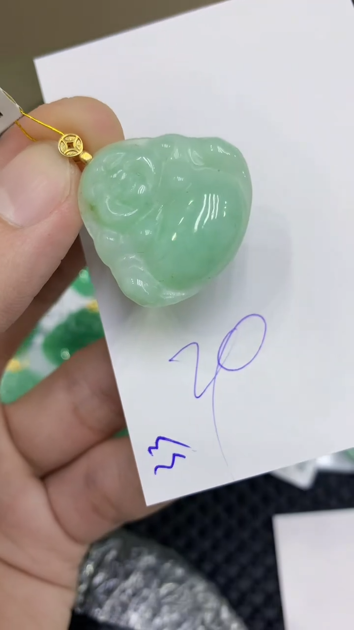 颈饰未镶嵌翡翠缅甸A货翡翠