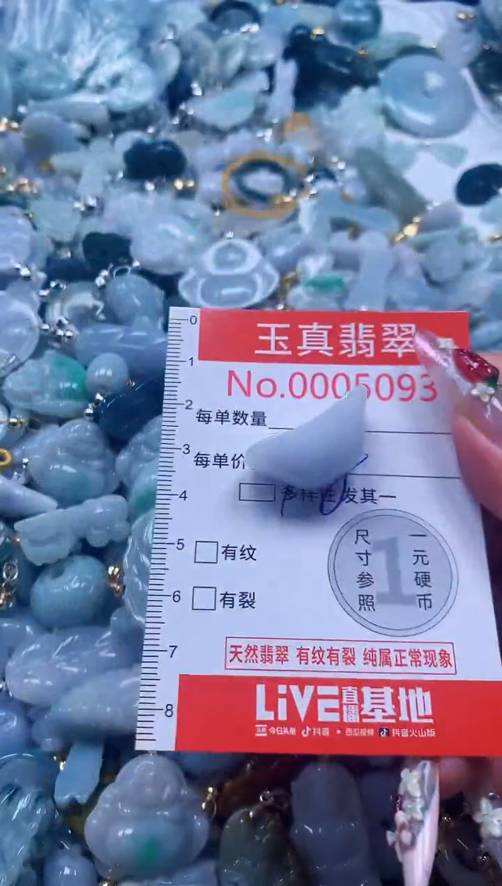 翡翠未镶嵌吊坠(不含链)5093