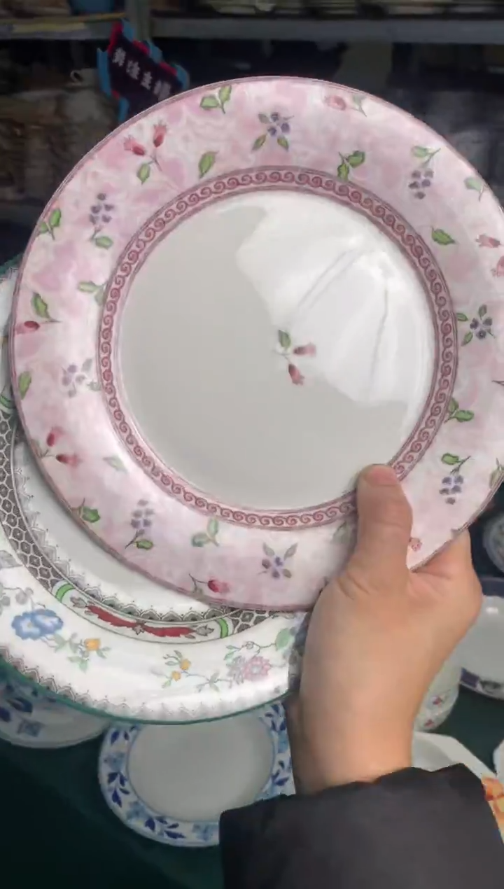 瓷片?**温cc087陶瓷没有完美无瑕2个盘