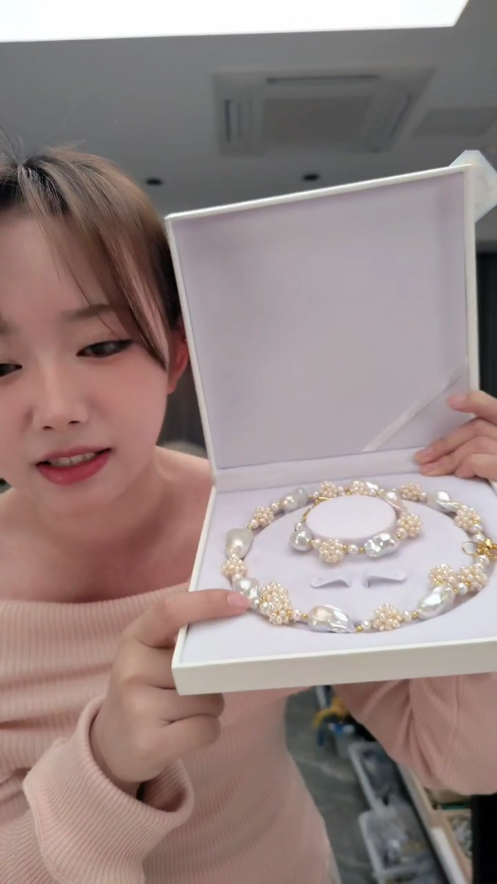 颈饰未镶嵌淡水珍珠2715珍珠套装