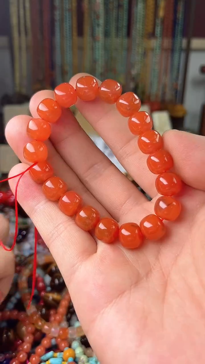 南红玛瑙未镶嵌.（一物一件）4596