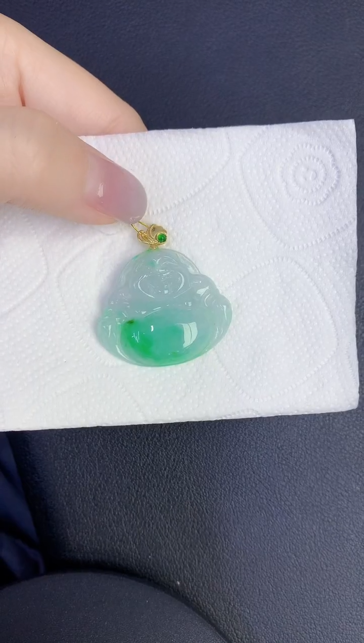 颈饰未镶嵌翡翠缅甸天然翡翠A货