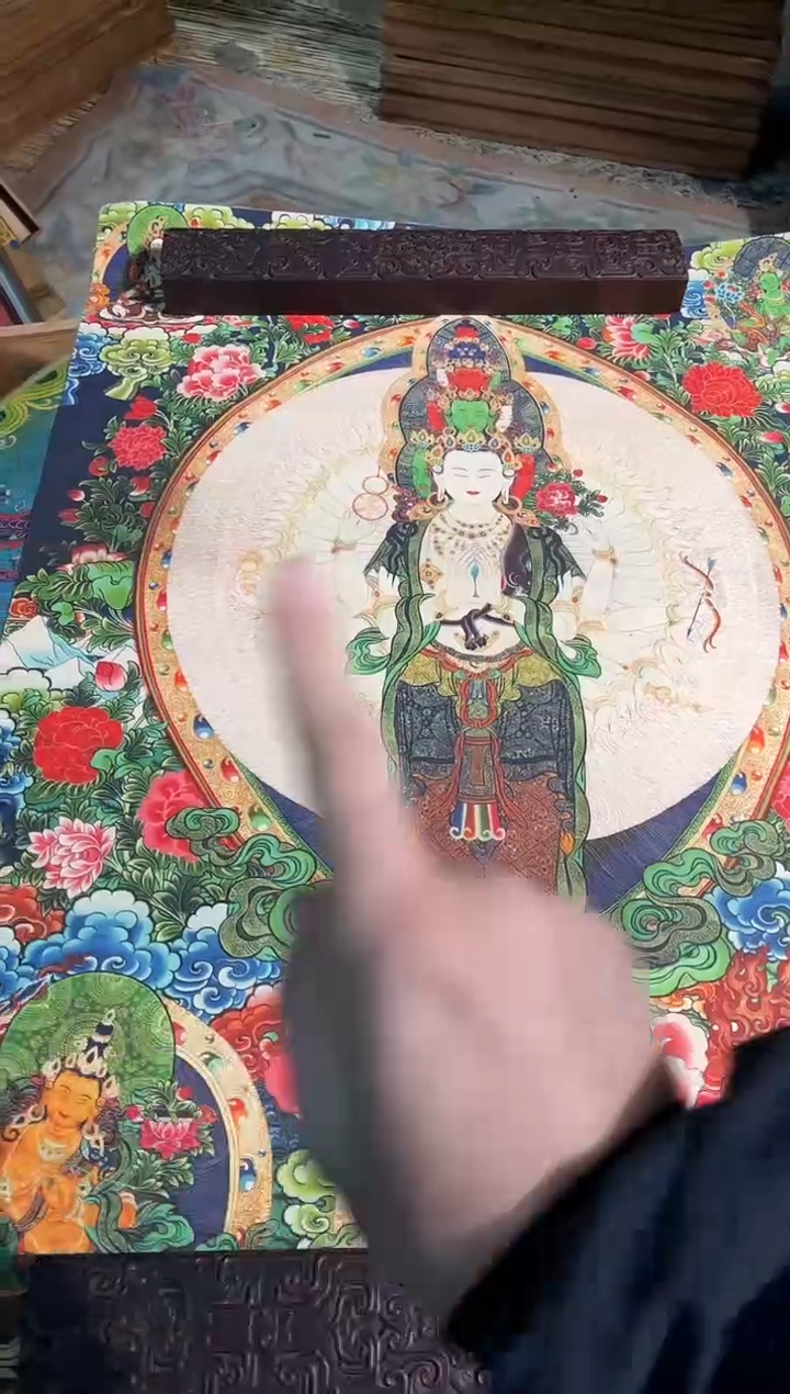 卷轴画路路的唐卡tk160