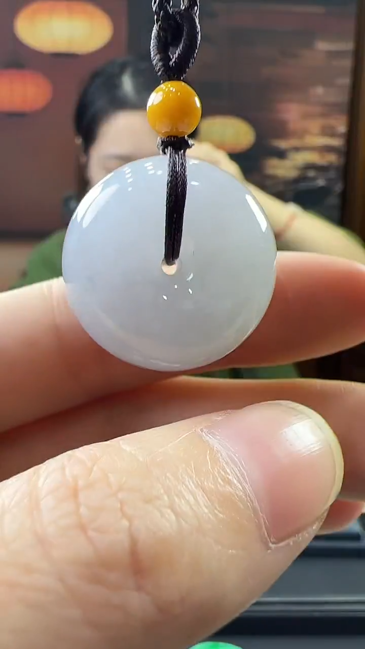 未镶嵌挂件翡翠平安扣
