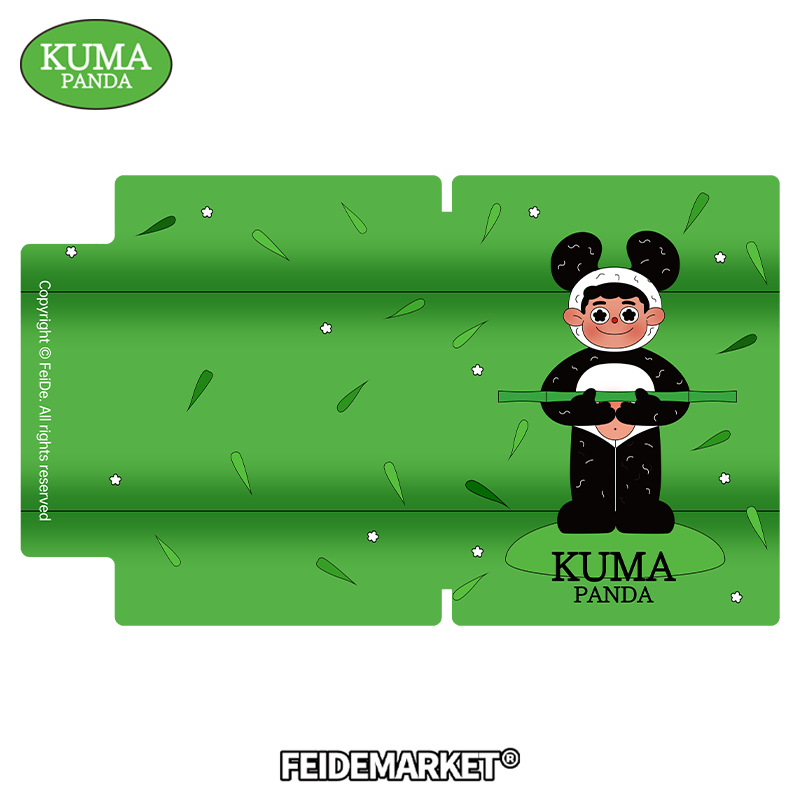 FeiDeMarket主理人合作-磁吸-万圣节吸血鬼KUMA-适用苹果iPad壳