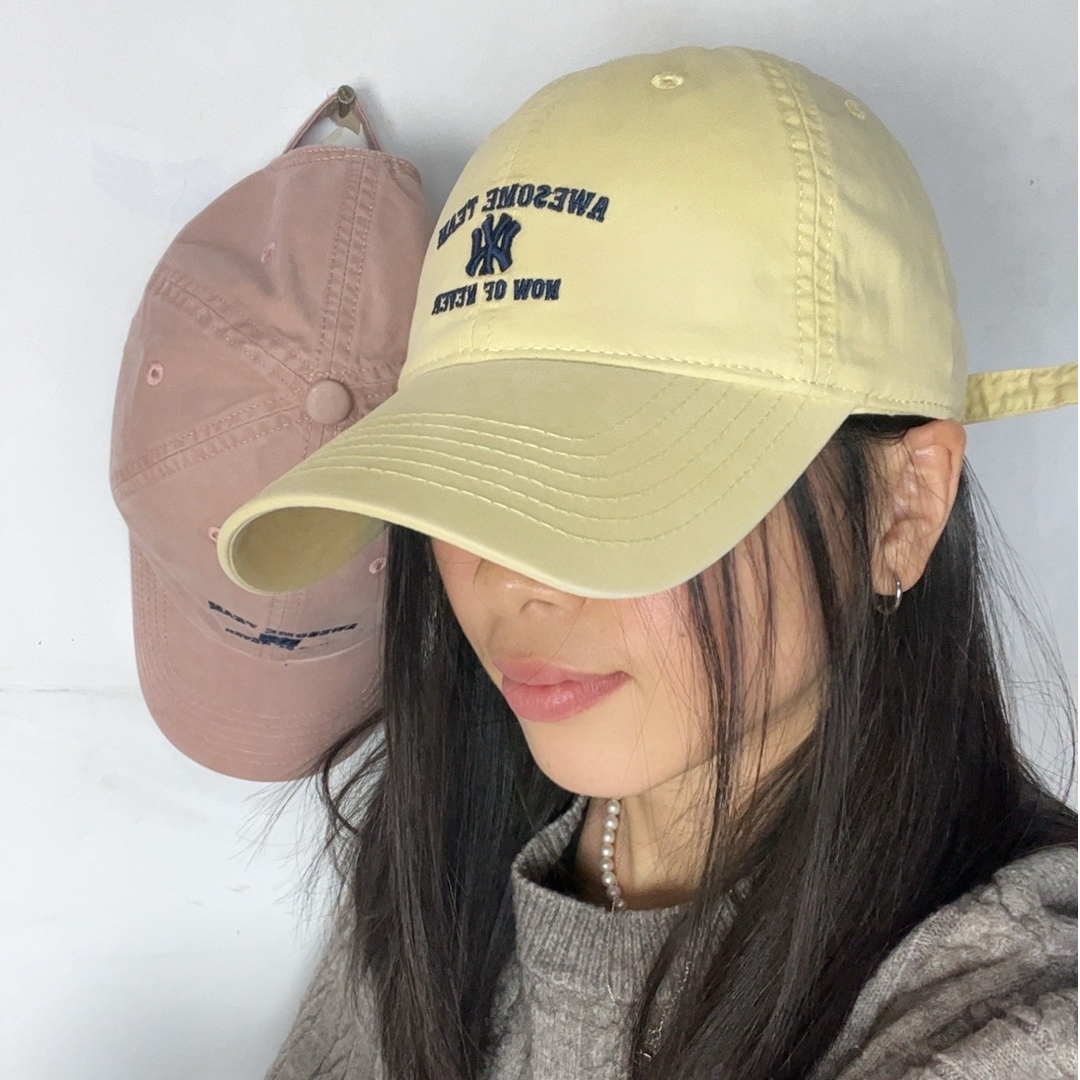 2026新款韩版字母刺绣软顶棒球帽男女休闲百搭遮阳鸭舌帽春夏潮流